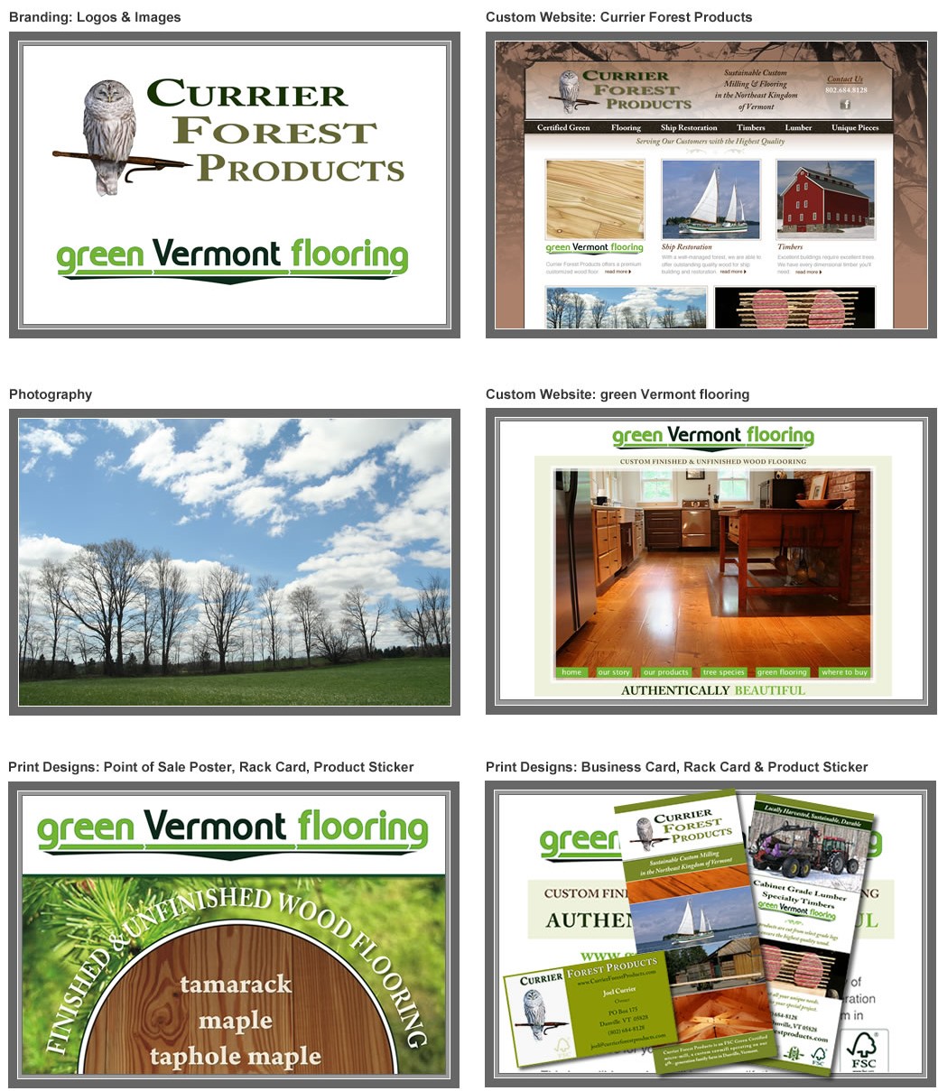 Currier Forest Products & Green Vermont Flooring